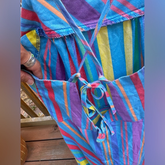 Cutest vintage stripey halter dress - Picture 3 of 8